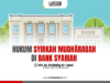 HUKUM SYIRKAH MUDHĀRABAH DI BANK SYARIAH