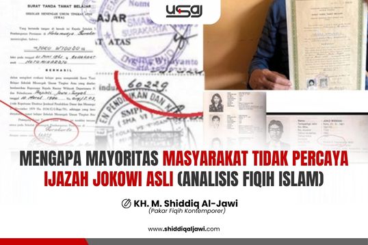 Masyarakat TIdak Percaya Ijazah Jokowi Asli