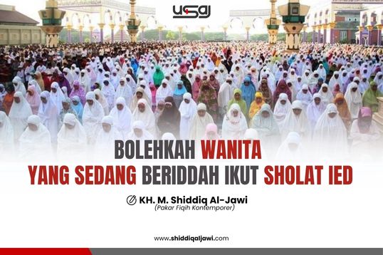 wanita iddah ikut sholat ied