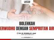 BOLEHKAH BERWUDHU DENGAN SEMPROTAN AIR