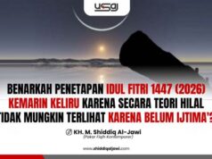 BENARKAH PENETAPAN IDUL FITRI 1447 (2026) KEMARIN KELIRU KARENA SECARA TEORI HILAL TIDAK MUNGKIN TERLIHAT KARENA BELUM IJTIMA’
